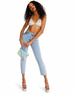 STEVEMADDEN RHINESTONE BIKINI TOP