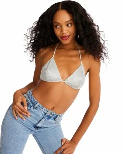 STEVEMADDEN RHINESTONE BIKINI TOP