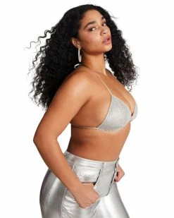 STEVEMADDEN RHINESTONE BIKINI TOP