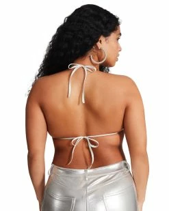 STEVEMADDEN RHINESTONE BIKINI TOP