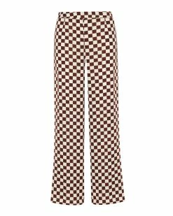 STEVEMADDEN 3-PIECE CHECKERED SET BROWN