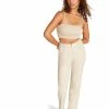 STEVEMADDEN Women's Clothing ABBY PANT IVORY