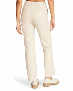 STEVEMADDEN Women's Clothing ABBY PANT IVORY