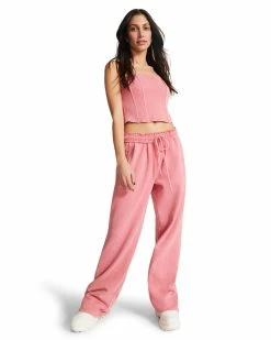 STEVEMADDEN BROOKS PANT PINK Women's Clothing