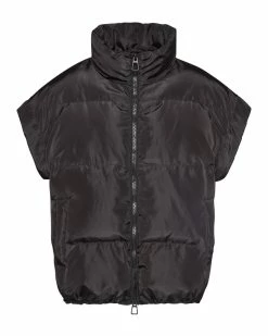 STEVEMADDEN LEIA VEST BLACK Women's Clothing