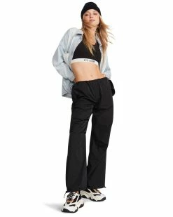 STEVEMADDEN Women's Clothing PIA PARACHUTE PANT BLACK