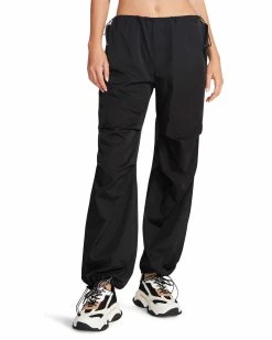STEVEMADDEN Women's Clothing PIA PARACHUTE PANT BLACK
