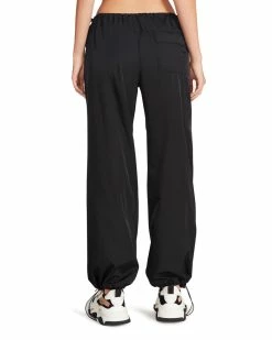 STEVEMADDEN Women's Clothing PIA PARACHUTE PANT BLACK