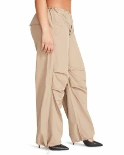 STEVEMADDEN PIA PARACHUTE PANT KHAKI Women's Clothing