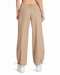 STEVEMADDEN PIA PARACHUTE PANT KHAKI Women's Clothing