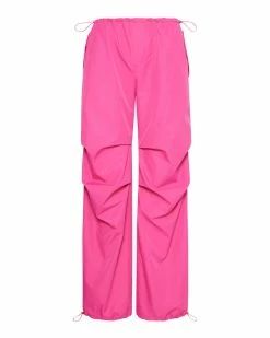 STEVEMADDEN PIA PARACHUTE PANT PINK Women's Clothing