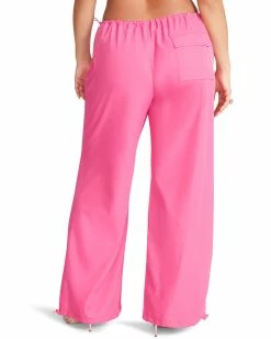 STEVEMADDEN PIA PARACHUTE PANT PINK Women's Clothing