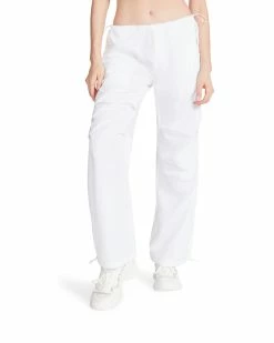 STEVEMADDEN PIA PARACHUTE PANT WHITE