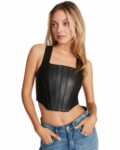 STEVEMADDEN KIMMIE CORSET BLACK