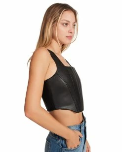 STEVEMADDEN KIMMIE CORSET BLACK