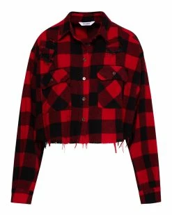 STEVEMADDEN Women's Clothing SAMMI TOP RED