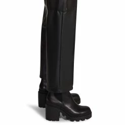 SteveMadden ROXIE BLACK LEATHER Women's Shoes