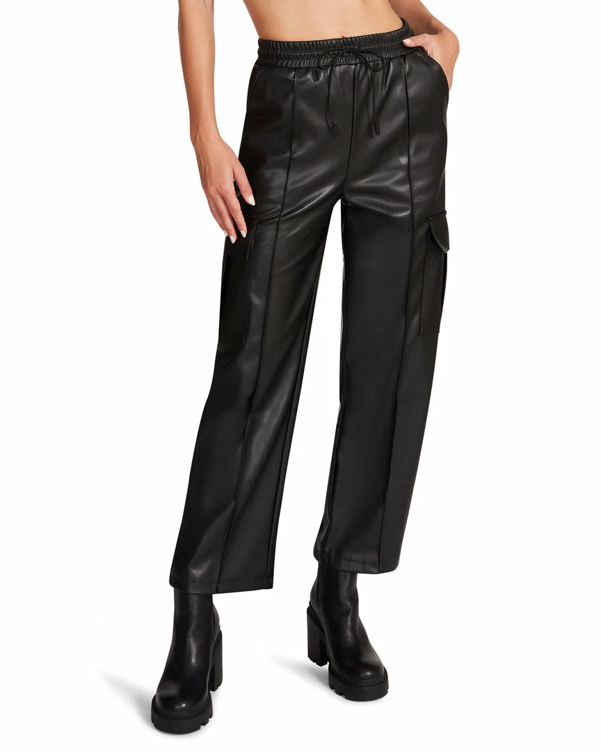 STEVEMADDEN KOURT PANT BLACK