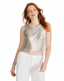 STEVEMADDEN SALINA TOP SILVER