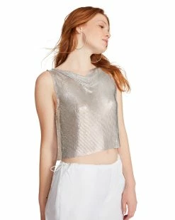 STEVEMADDEN SALINA TOP SILVER