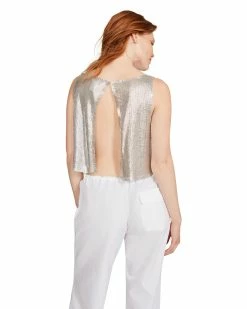 STEVEMADDEN SALINA TOP SILVER