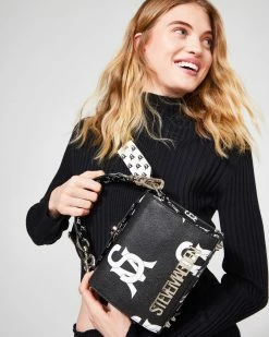 SteveMadden BKINDER BLACK/WHITE