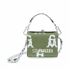 SteveMadden BKINDER OLIVE MULTI Handbags