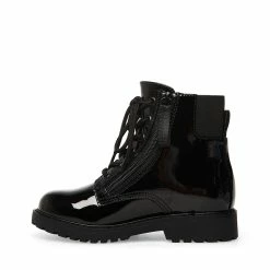 STEVEMADDEN AROCKK BLACK PATENT Kids'