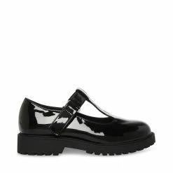 STEVEMADDEN Kids' ASUZEY BLACK PATENT