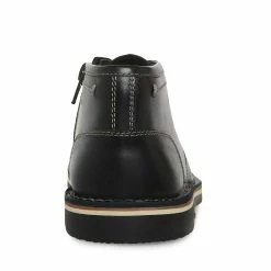STEVEMADDEN BHARKEEN BLACK LEATHER