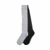 SteveMadden CLASSIC KNEE SOCKS BLACK MULTI