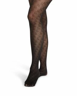 STEVEMADDEN SM LOGO TIGHTS BLACK
