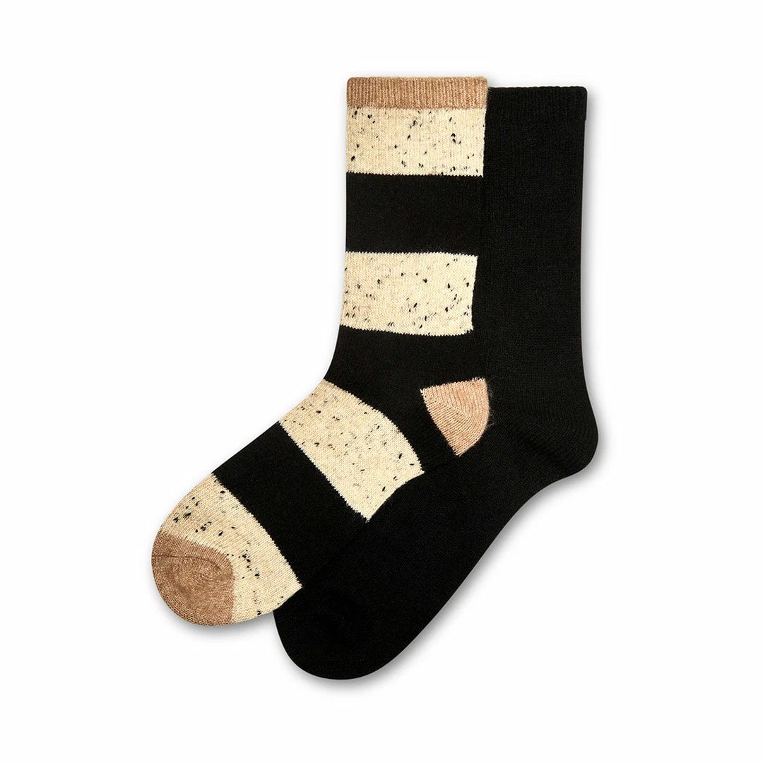 STEVEMADDEN TIPPED STRIPE CREW BLACK MULTI Accessories