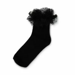 STEVEMADDEN TULLE TUTU SOCKS BLACK Accessories