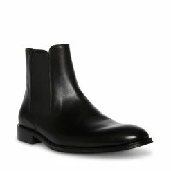 SteveMadden ADAMO BLACK LEATHER Men's