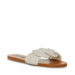 STEVEMADDEN Women's Shoes ADORE IVORY