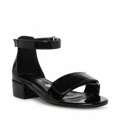 STEVEMADDEN Kids' AIRENNE BLACK PATENT