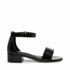 STEVEMADDEN Kids' AIRENNE BLACK PATENT