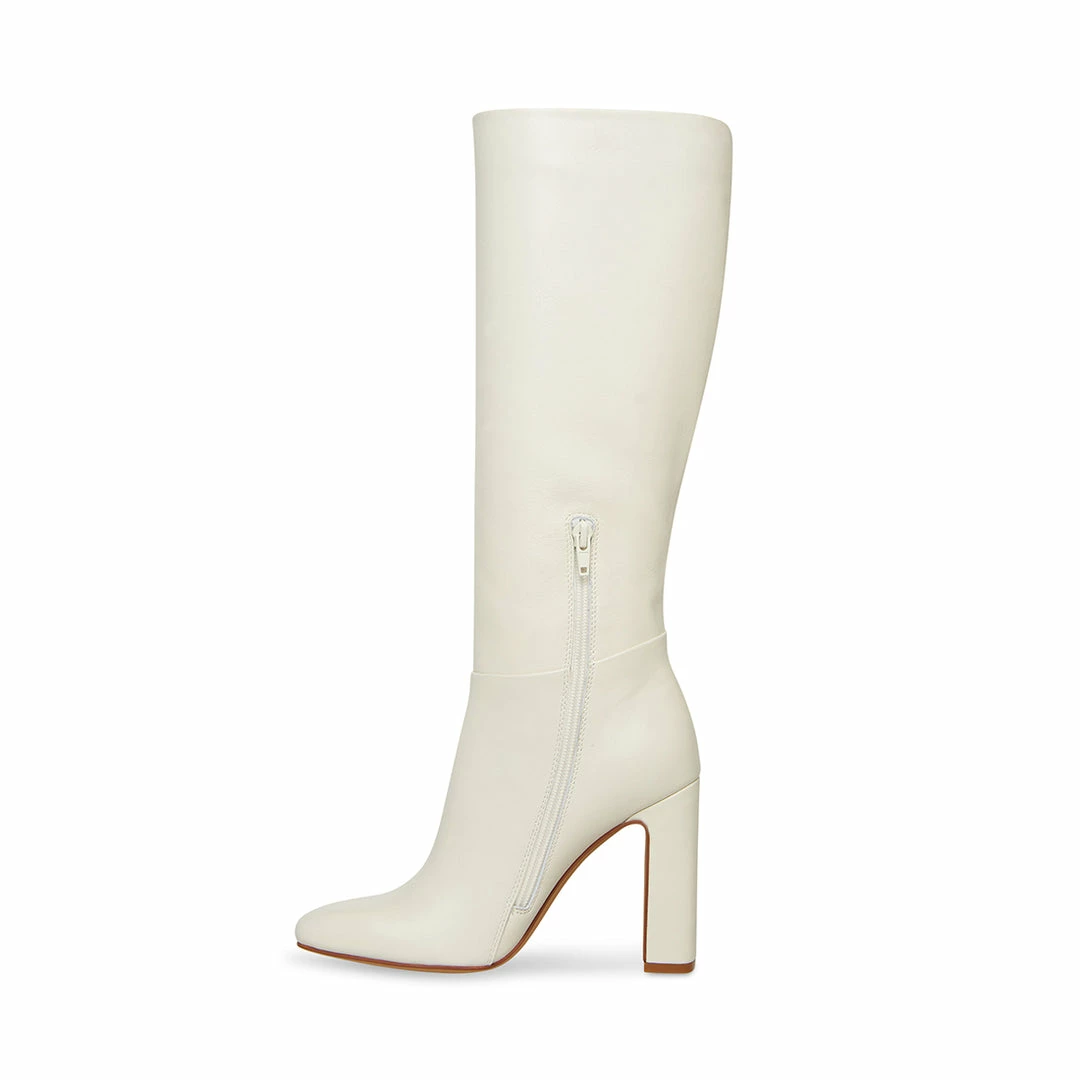 STEVEMADDEN ALLY WHITE LEATHER