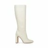 STEVEMADDEN ALLY WHITE LEATHER