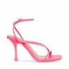 STEVEMADDEN Women's Shoes ANNIE PINK NEON