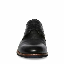 SteveMadden BANNON BLACK LEATHER Men's