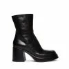 STEVEMADDEN BERNADETTE BLACK LEATHER Women's Shoes