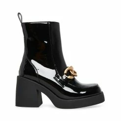 STEVEMADDEN BLOOMS BLACK PATENT Women's Shoes