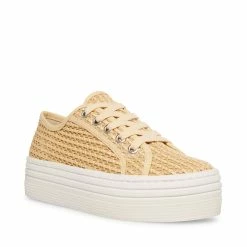 SteveMadden BOBBI 30 NATURAL RAFFIA Women's Shoes