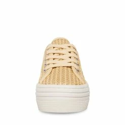 SteveMadden BOBBI 30 NATURAL RAFFIA Women's Shoes