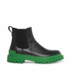SteveMadden Men's BODEE BLACK/GREEN