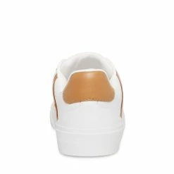 STEVEMADDEN BRYANT WHITE/CAMEL Women's Shoes
