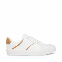 STEVEMADDEN BRYANT WHITE/CAMEL Women's Shoes