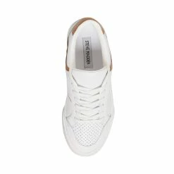 STEVEMADDEN BRYANT WHITE/CAMEL Women's Shoes